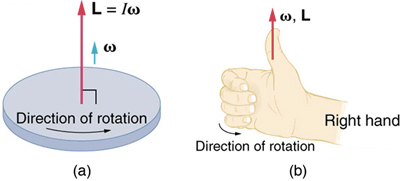 L = 10) irection of rotati Right hand Direction of rotation 